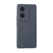 Vivo V29 Lite Kılıf Nano İçi Kadife Silikon - Gri -