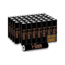 I-Gen A115 Ultra Alkalin AAA İnce Kalem Pil 40'lı Paket LR03 1.5V