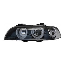 Bmw E39 2001-2003 Komple Far Sol Siyah Beyaz Sinyal 63126902425 Wender