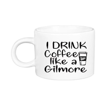 Gilmore Girls Drink Coffee Like A Gilmore Luke's Porselen Lüks Fincan Beyaz