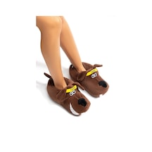 Twigy Aero Kadın Hayvanlı Panduf Kahverengi 36/41 EE0540 Kahverengi