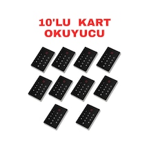 Sr-208 Mf Mifare Kart Okuyucu 13.56 Mhz Şifreli Geçiş Kontrol Sistemi 2000 Kullanıcı 10 Adet