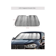 Ankanorm Ön Cam Güneşlik Katlanabilir Dışı Metalize Arası Köpüklü Araba Güneşliği 130x60 Cm Genel