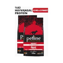 Petline Sport Yüksek Enerjili Kuzu Etli Yetişkin Kuru Köpek Maması 2 x 12 KG