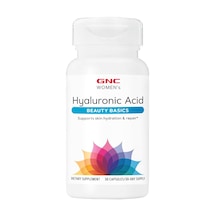 Tr Hyaluronic Acid Beauty Basics Destek İçin Diyet Takviyesi Cilt Nemlendirme Ve Onarım 30 Kapsül