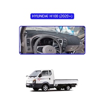 Hyundai H100 2020+torpido Koruma Halısı Mavi Kenar