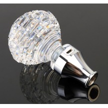 Wondernest Evrensel Araba Yuvası Şekilli Kristal Dişli Işıklı Vites Topuzu Std