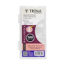 Trina Long Ballerina Takma Tırnak 500'lü Kutulu Trnnaıl0018