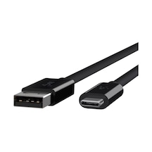 Usb 3.1 Usb-c - Usb-a Kablosu, 0,9 M Usb-ıf Sertifikalı, 10 Gbps, Ultra Hd 4k , Siyah