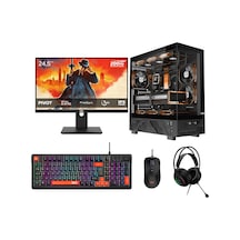 Dragos DRX9852 R5-7600 16 GB 512 GB NVMe 8 GB RTX5060 24.5" Free Dos Masaüstü Bilgisayar
