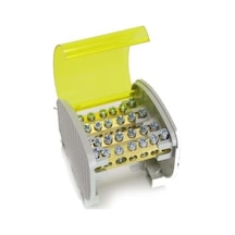 Çetsan 2+5 Delikli 4 Kutuplu Dağıtım Ünitesi Kapaklı 125 Amper 7x12mm