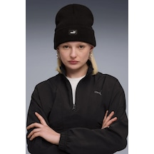Puma Essentials Mid Crown Unisex Spor Bere Siyah - Beyaz