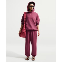 Nike Studio Fleece Medium Weight Kadın Eşofman Altı Im8074-654 Bordo