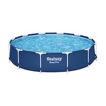Bestway 56706 Steel Pro Prefabrik Yer Üstü Çember Havuz Seti 3,66 M X 76 Cm