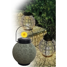 Greentech Güneş Enerjili Dekoratif Led Fener / Askılı Bahçe Feneri / Bahçe Dekorasyon Feneri / GT-SL25G