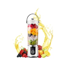 Besthome1 Yeni 16.91 Oz Taşınabilir Şarjlı Blender, Smoothie Ve Meyve Suları İçin Usb-c Şarjlı Beyaz Beyaz