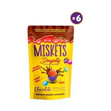 Renkli Şeker Ve Sütlü Çikolata Kaplamalı Drajelly 120 Gr X 6 Adet