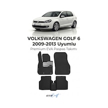 OtoCraft Volkswagen Golf 6 2009-2013 Araca Özel 3d Havuzlu Eva Paspas Tam Set 5 Parça