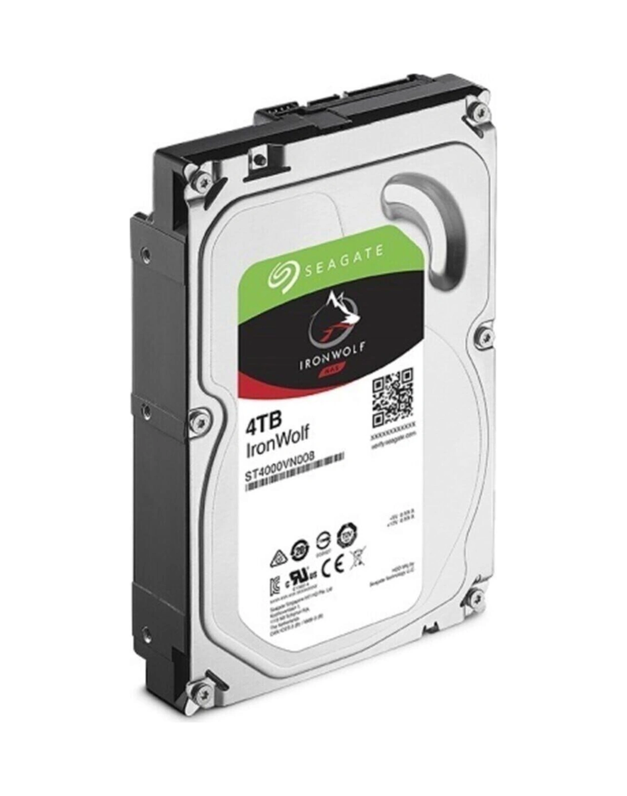 Ironwolf 3.5 4tb Sata 3.0 64mb 180mb/s Rv Sensör 5900rpm 180tb/yil 7/24 Nas Disk St4000vn008-116462