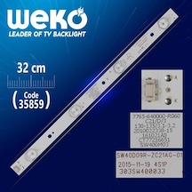 Sw40d09r-zc21ag-01 - 4s1p - 303sw400033 - R Type - 32 Cm - 4 Ledli - Wk-1321 Tv Led Bar Tvnizi Açıp İçindeki Led Barla Birebir Aynısı Olduğunu Görmeden Almayınız. Sonrasında İade Almamaktayız.