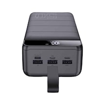 Depomıx Powerbank Çoklu Şarj Girişi 50.000 Mah Tnabilir Dijital Göstergeli siyah