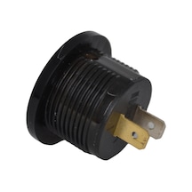 12v 24v Dc Voltmetre Yuvarlak Bombeli