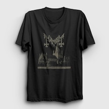 Presmono Unisex The True Mayhem T-shirt Siyah