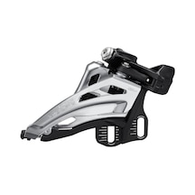 Shimano Deore Fd-m4100-e Yana Salınım Önden Çekme Orta Aktarıcı 2 Kırmızı - Siyah