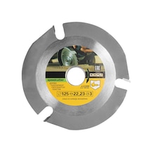 Springsun 125mm 3 Dişli Yüksek Hızlı Dairesel Testere Diski, Ahşap Ve Plastik Kesme İçin Karbür Uçlu Çok Amaçlı Taşlama Aleti
