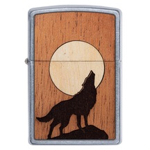Zippo Woodchuck Howling Wolf Çakmak