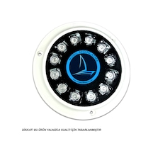 A3 Star 12 Ledli Sualtı Aydınlatması 12-24 Volt Mavi