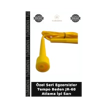Özel Seri Egzersizler Tempo Beden Jr-60 Atlama İpi Sarı