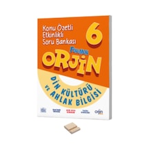 6. Sınıf Orjin Din Kültürü Konu Özetli Soru Bankası