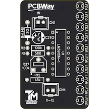 10 Ledli Vu Metre Devresi - VU Meter -  LM3915N