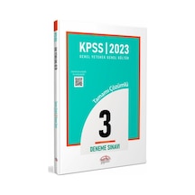Kpss Genel Yetenek Genel Kültür Tamamı Çözümlü Fasikül 3 Deneme Sınavı