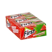 First Sensation Sakız 12x27 G Karpuz Aromalı Ferahlatıcı Şekerleme 8'li Avantaj Paketi Mıchu