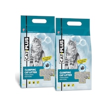 CatPlus Aktif Karbon Topaklaşan Bentonit Kedi Kumu 2 x 10 L