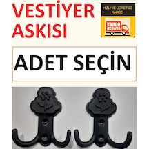 Ekodoğa Vestiyer Askısı Portmanto Askısı Vestiyer Askılığı Askı Aparat Siyah