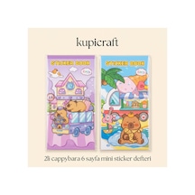 6 Sayfa Sticker Defteri 2 Adet Kapak Renkleri Farklı İçerik Aynıdır Capybara2 Ajanda Scrapbook Journal - 930822603 Diğer