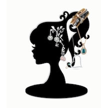 Ahşap Tasarım Küpe Kolye Takı Askısı Organizer Stand