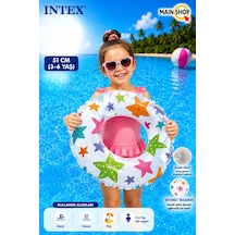 Mainshop Intex Desenli Çocuk Deniz Simidi 51 Cm Havuz Simidi 3-6 Yaş M-59230