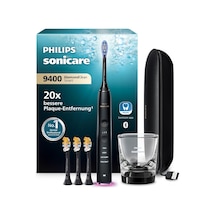 Philips Sonicare Diamondclean Smart 9400 Elektrikli Diş Fırçası, Uygulamalı Sonik Diş Fırçası, Basınç Sensörü, Fırça Başlığı Algılama, 4 Fırçalama Modu Ve 3 Yoğunluk Seviyesi, Siyah, Model Hx9918/89