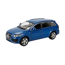 1:32 Rmz City Jeep Serisi Die Cast Çek Bırak Model Araba - Mavi Audi Q7 V12