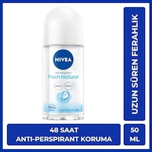 Kadın Roll On Deodorant Fresh Natural 48 Saat Anti-perspirant Koruma 50 Ml X2 + Kadın Roll On Deodorant & Invisible Pure 48 Saat Anti-perspirant Koruma 50 Ml