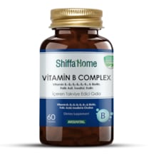 Shiffa Home Vitamin B Complex 60 Tablet Takviye Edici Gıda