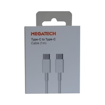 Megatech Mg-ıp15tt 1mt Usb Type-c To Type-c Şarj Ve Data Kablosu Apple Uyumlu iPhone 15 dur