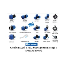 Poelsan Kaplin Ekleme Manşon,T,Dirsek,Tapa,Priz Kolye(Pe100 Boru)