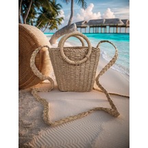 Gerundy Yazlık Hasır Çanta 216340349 Kahverengi