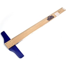 Hatas T Cetveli Tahta 65cm Siyah