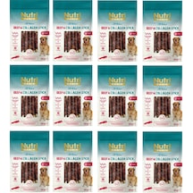 Nutri Canin Sığır Eti Sargılı Kolajen Çubuk Tahılsız Köpek Et Ödülü 80 G X 12 Adet